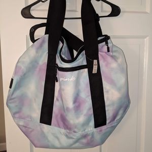 pink Duffle bag new with tags